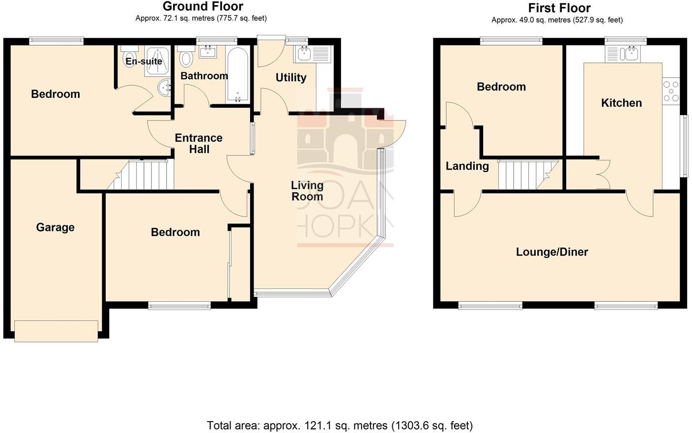 Llanfairpwllgwyngyll, Stad Foel Graig floorplan