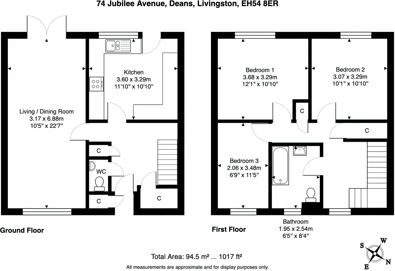 Jubilee Avenue, Deans, Livingston, EH54 8ER floorplan