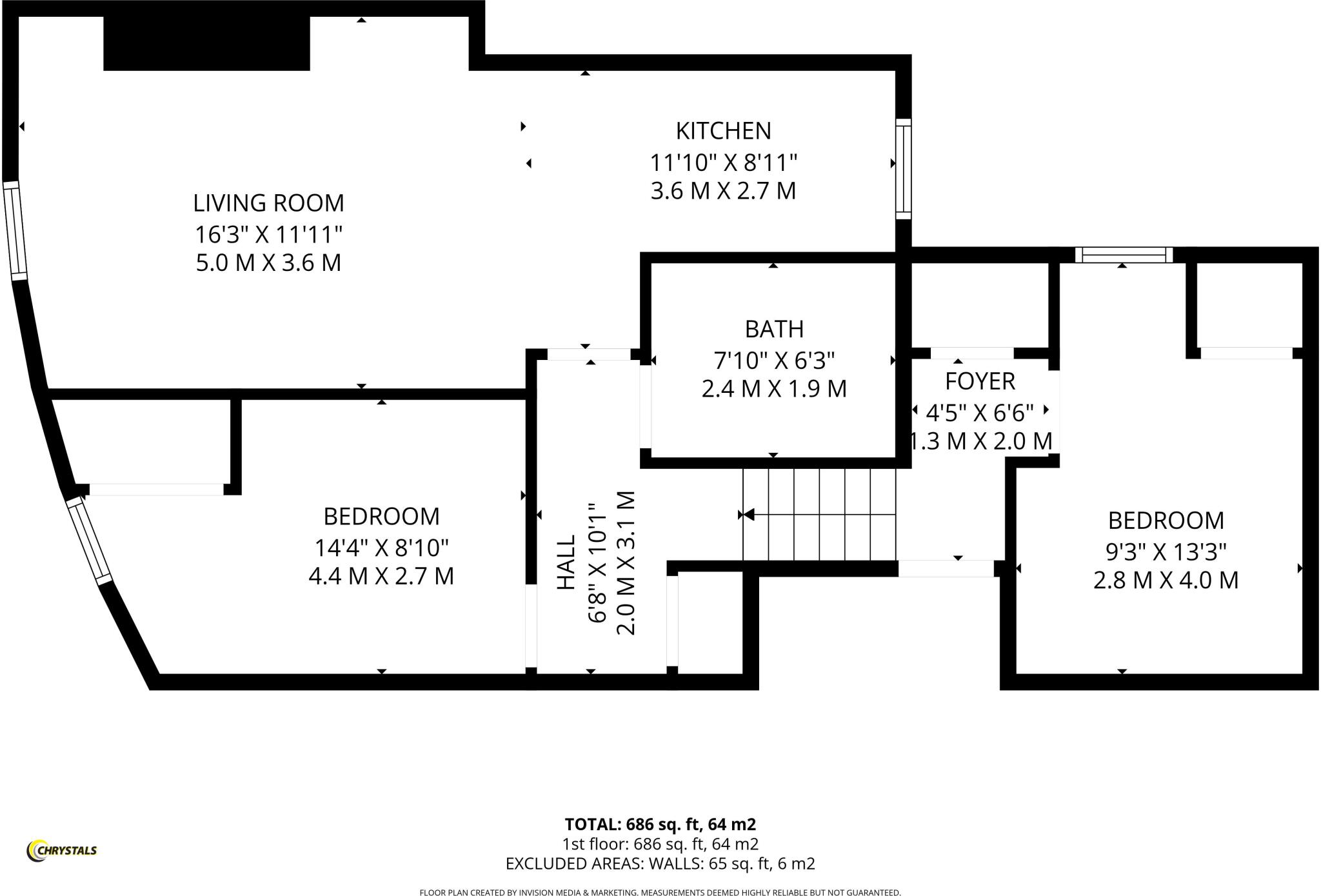 9 Delamere Apartments, Castle Drive, Douglas floorplan