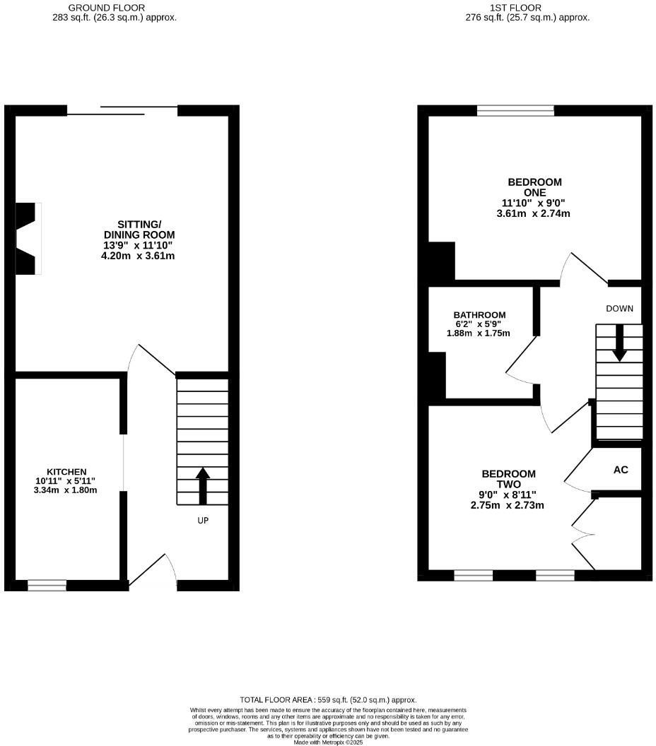 Heather Close, Carterton floorplan