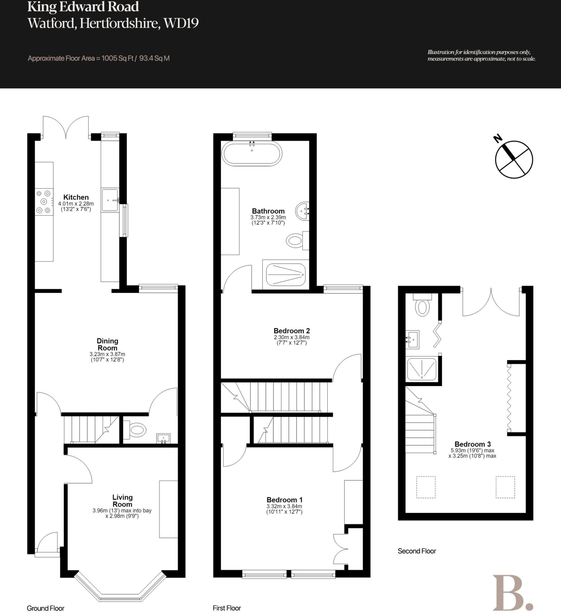 King Edward Road, Watford, WD19 floorplan