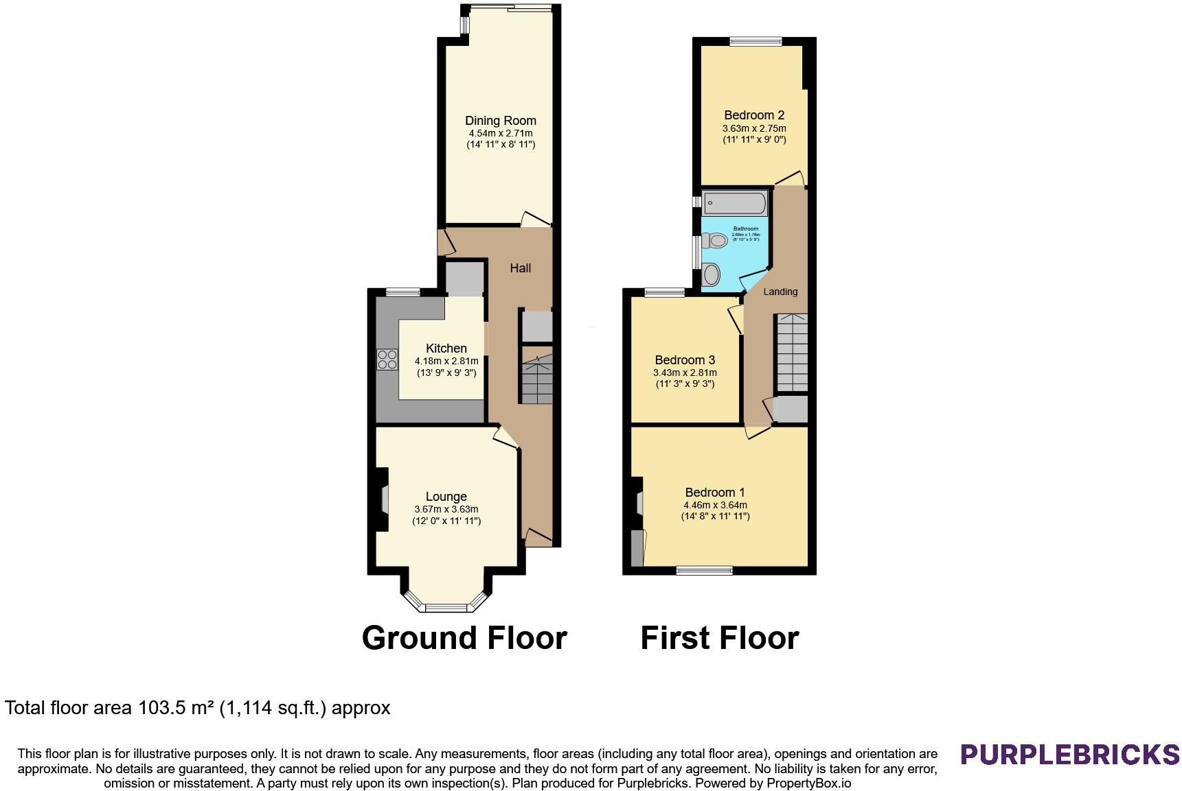 Beaulieu Road, Portsmouth, PO2 floorplan