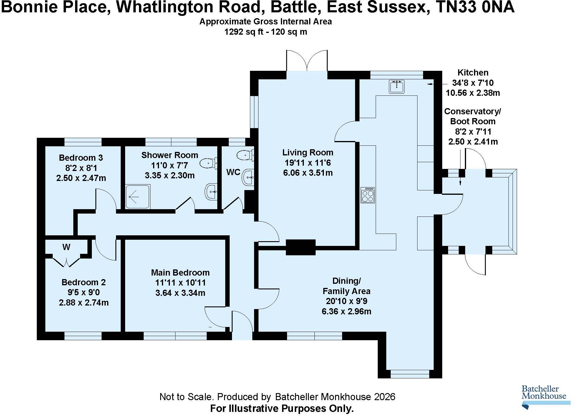 Whatlington Road, Battle floorplan