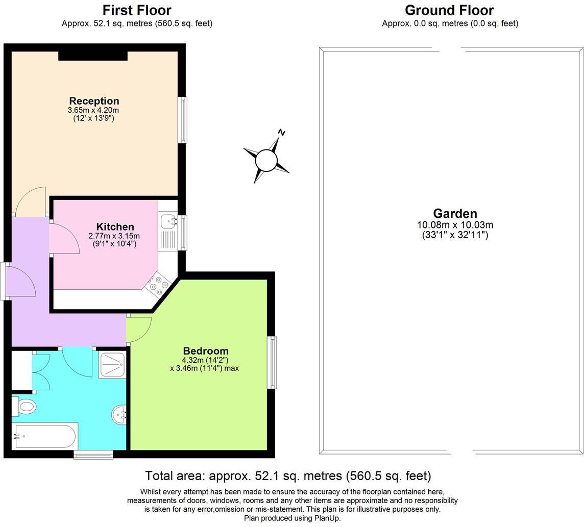 Longley Road, Tooting floorplan