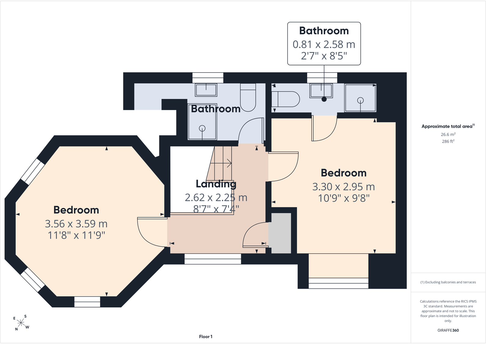 Princes Street, Mansfield, NG18 5SL floorplan