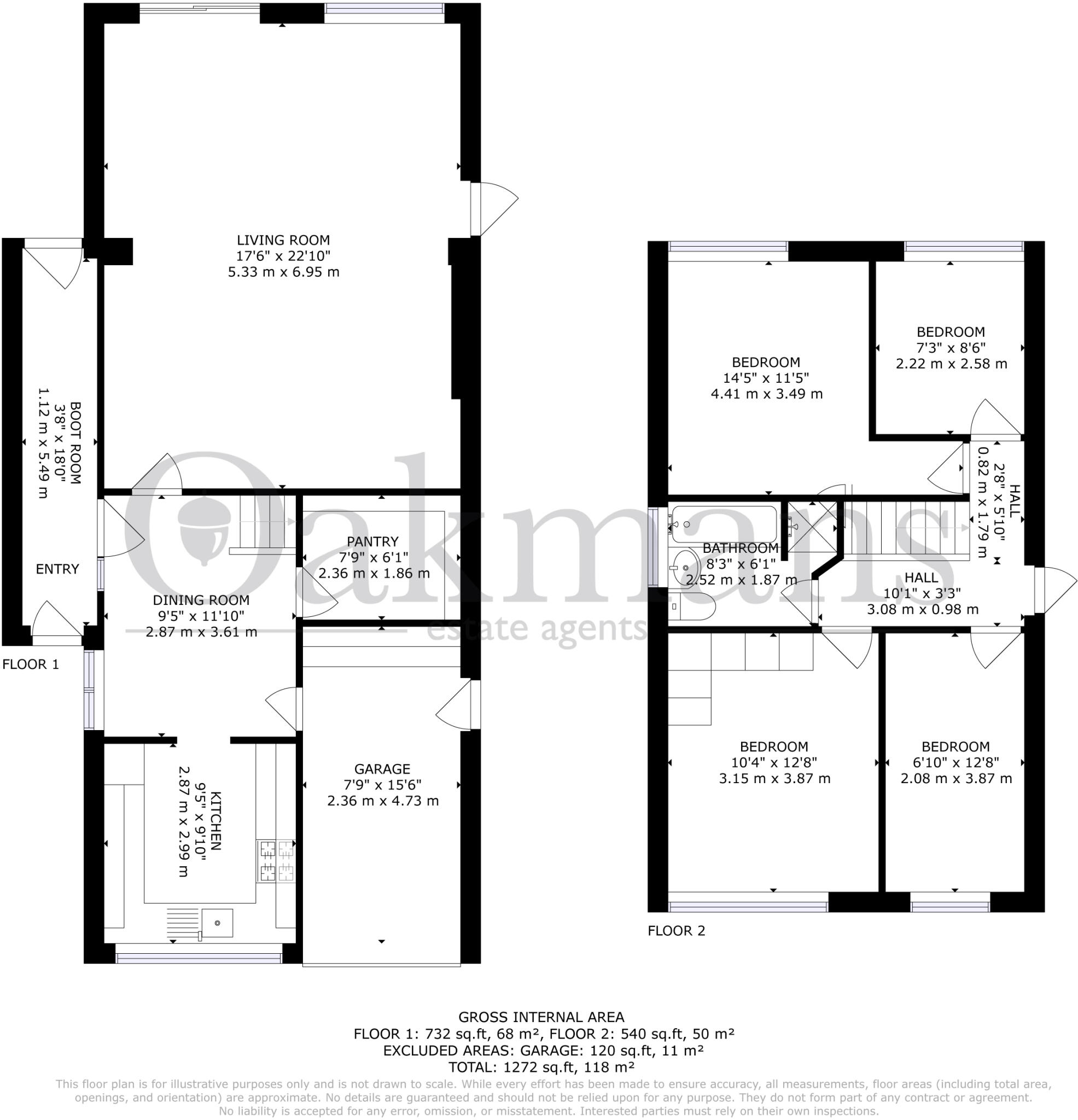Wellman Croft, Birmingham, B29 floorplan