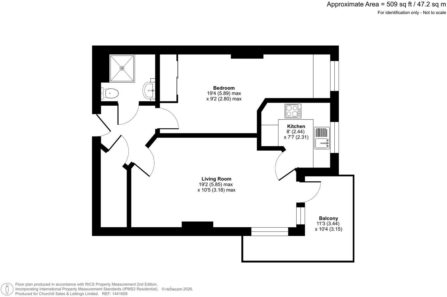 Middlemarch Lodge, Rickmansworth, Hertfordshire floorplan