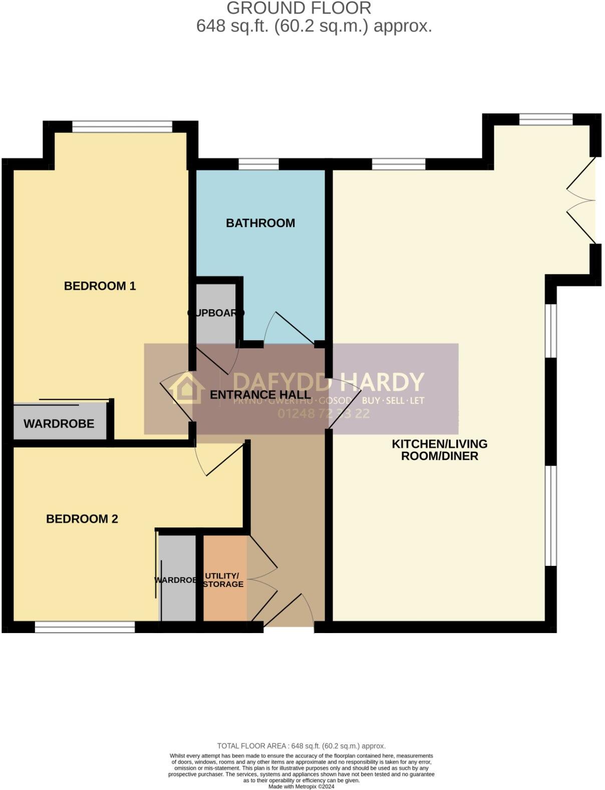 Lon Y Dderwen, Conwy, LL32 floorplan