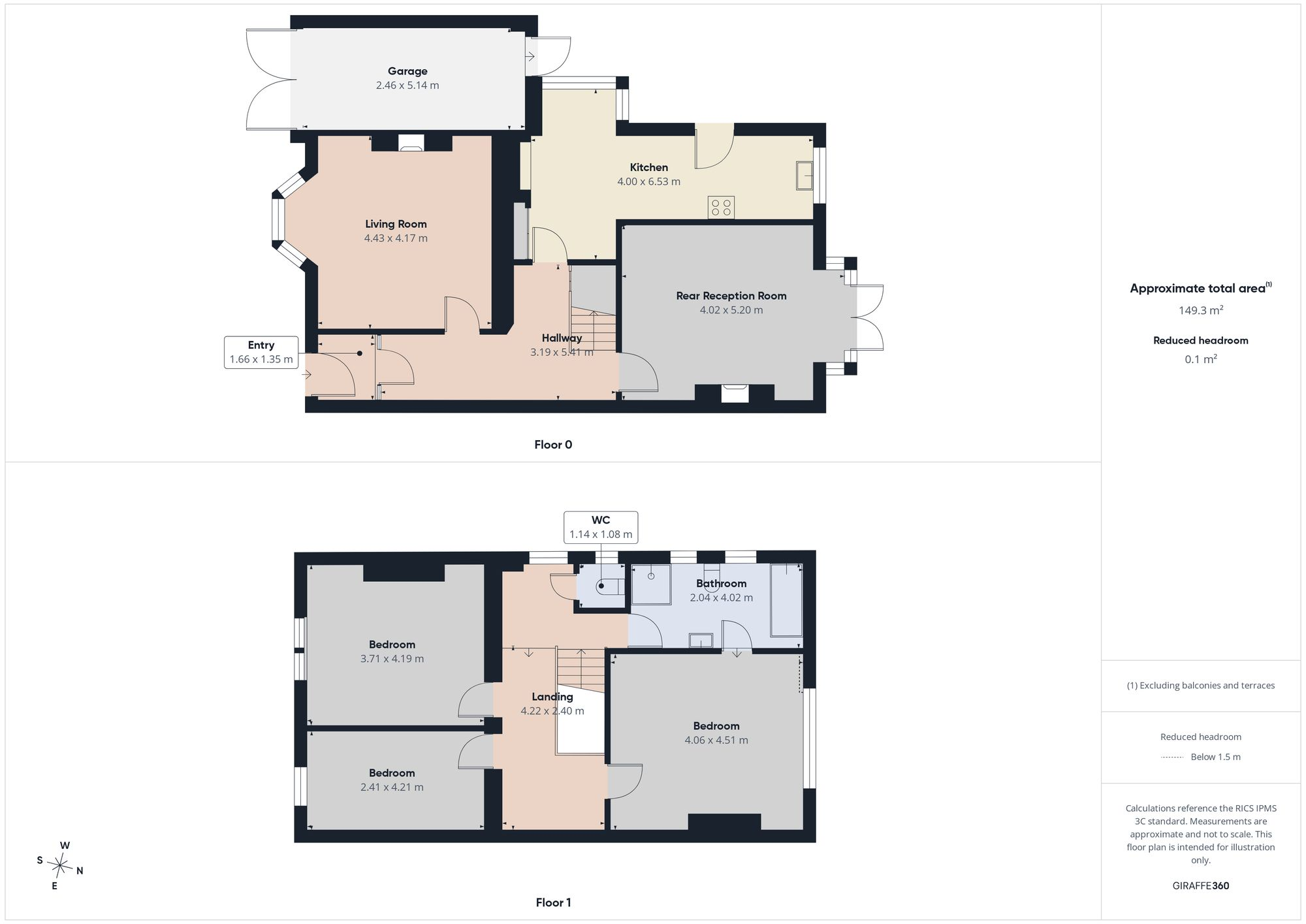 Grosvenor Gardens, South Shields, NE34 floorplan