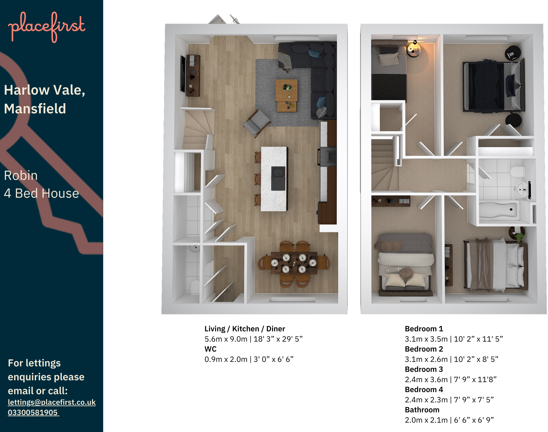 Perranporth Drive, Mansfield, Nottinghamshire floorplan