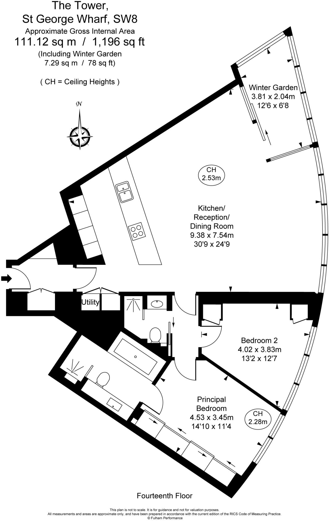 St. George Wharf, London, SW8 floorplan