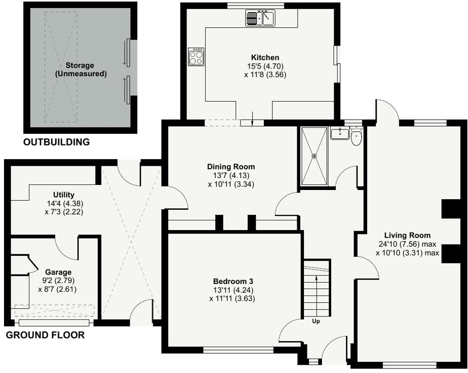 Combe Close, Bicknoller, Taunton, Somerset, TA4 floorplan