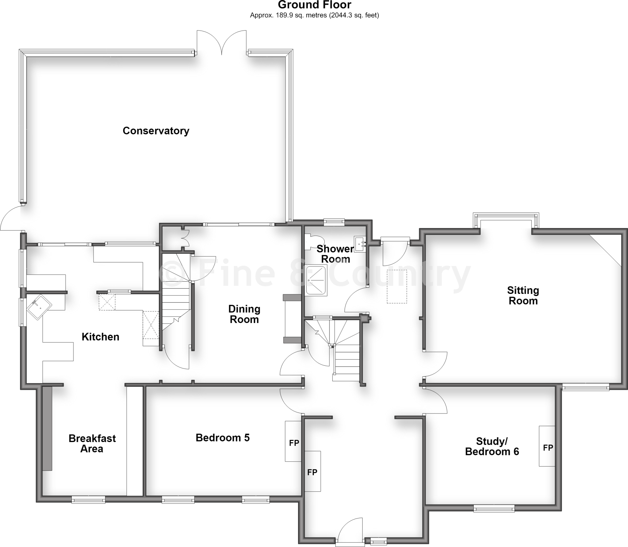 Camp Road, Freshwater, Isle of Wight floorplan