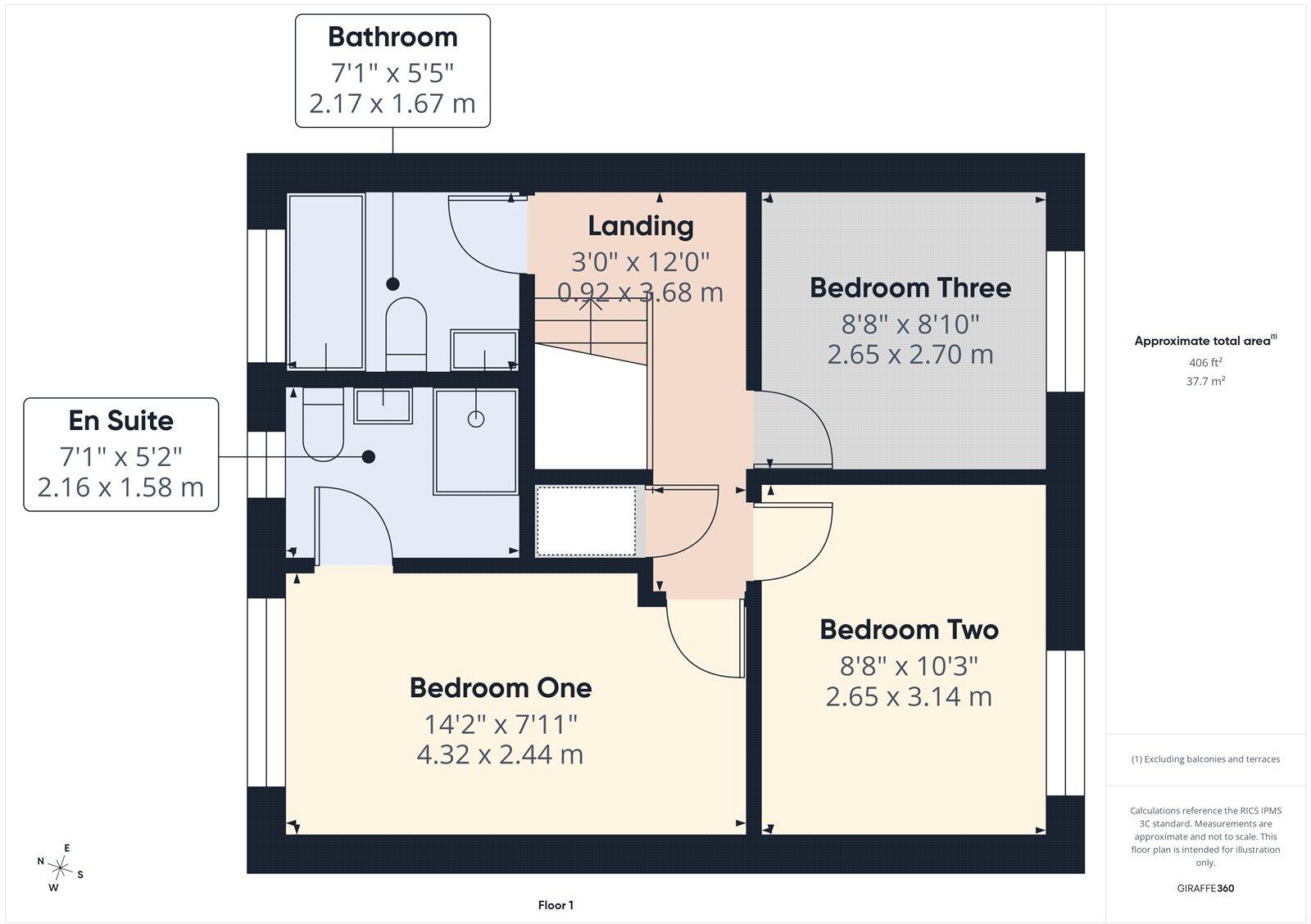 Coniston Drive, Doncaster, South Yorkshire, DN4 floorplan