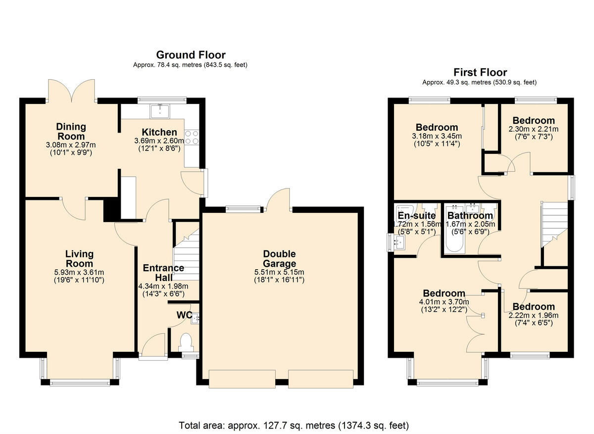 Windermere Drive, Priorslee, Telford, TF2 floorplan