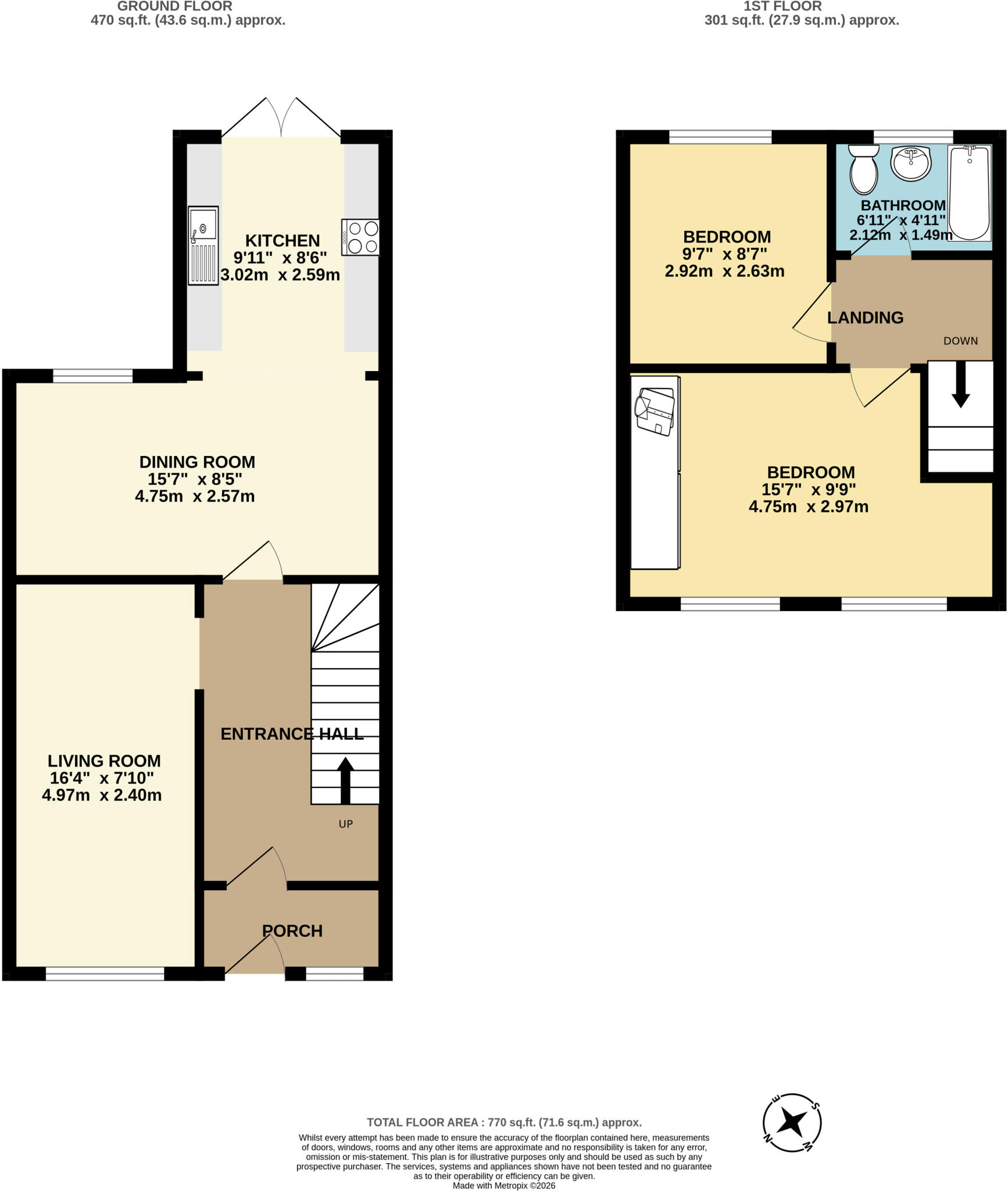 Cresswell Grove, West Didsbury, M20 floorplan