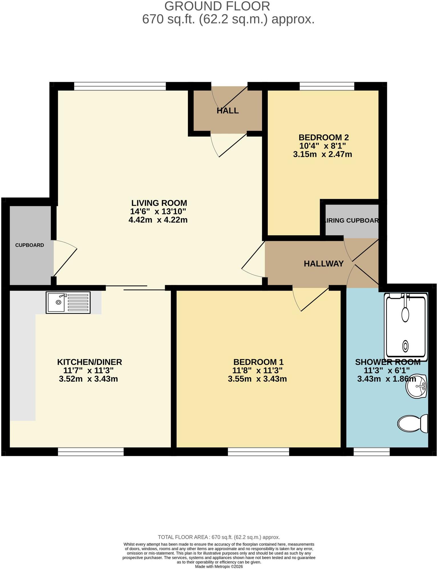College Court, Ludlow, SY8 floorplan
