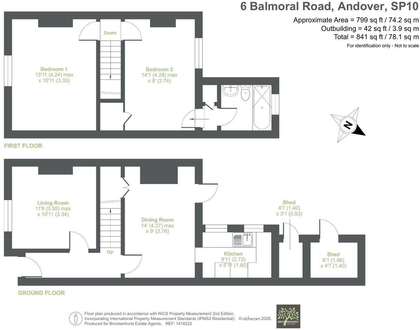 Balmoral Road, Andover, SP10 3HY floorplan