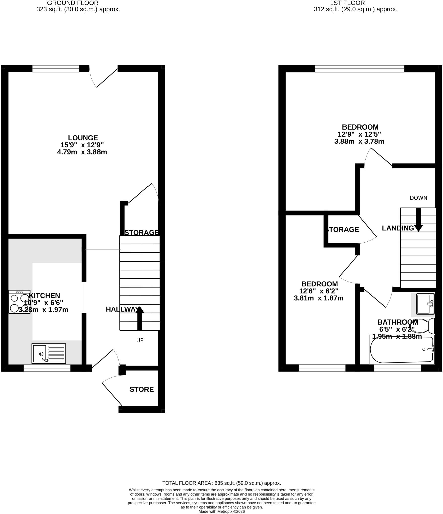 Cowper Rise, Markyate, St. Albans, Hertfordshire, AL3 floorplan
