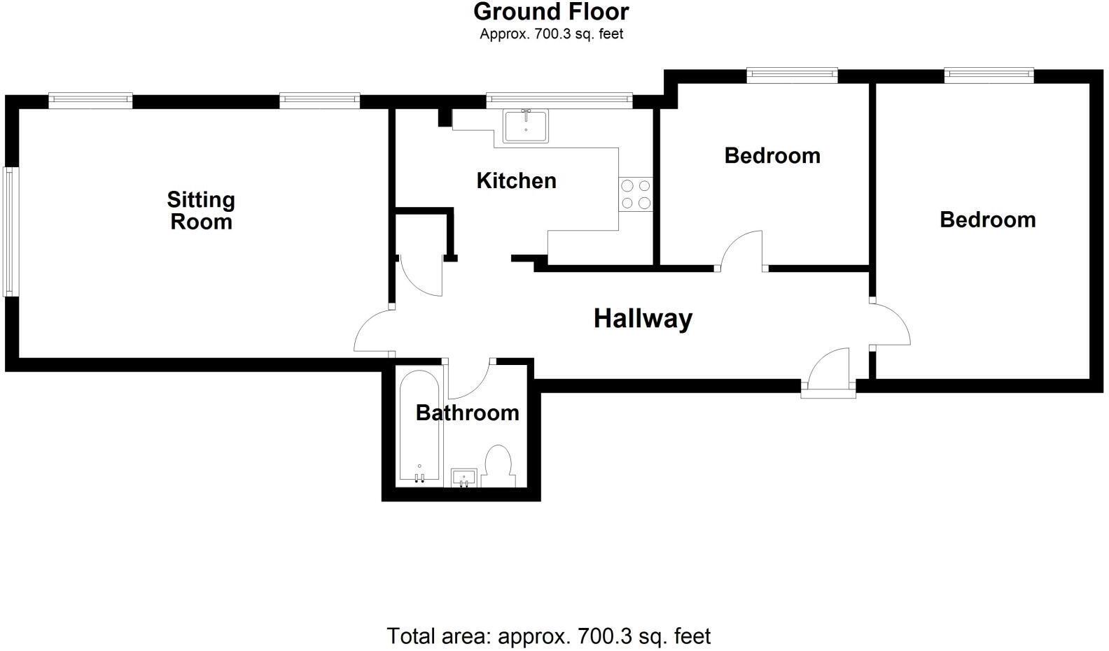 Kings Head Court, London Road, Sawbridgeworth, Hertfordshire, CM21 floorplan