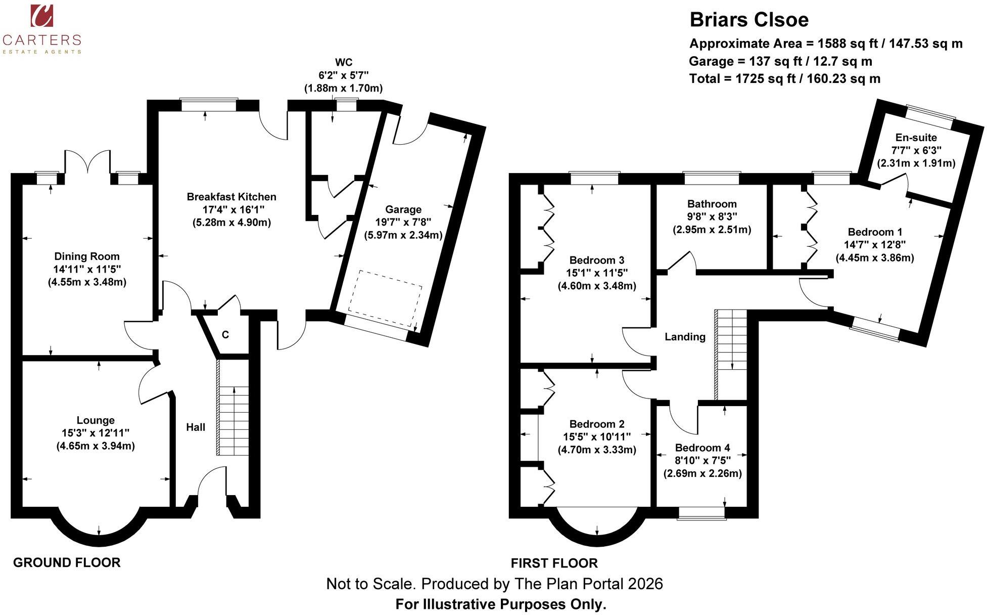 Briars Close, Nuneaton, CV11 floorplan