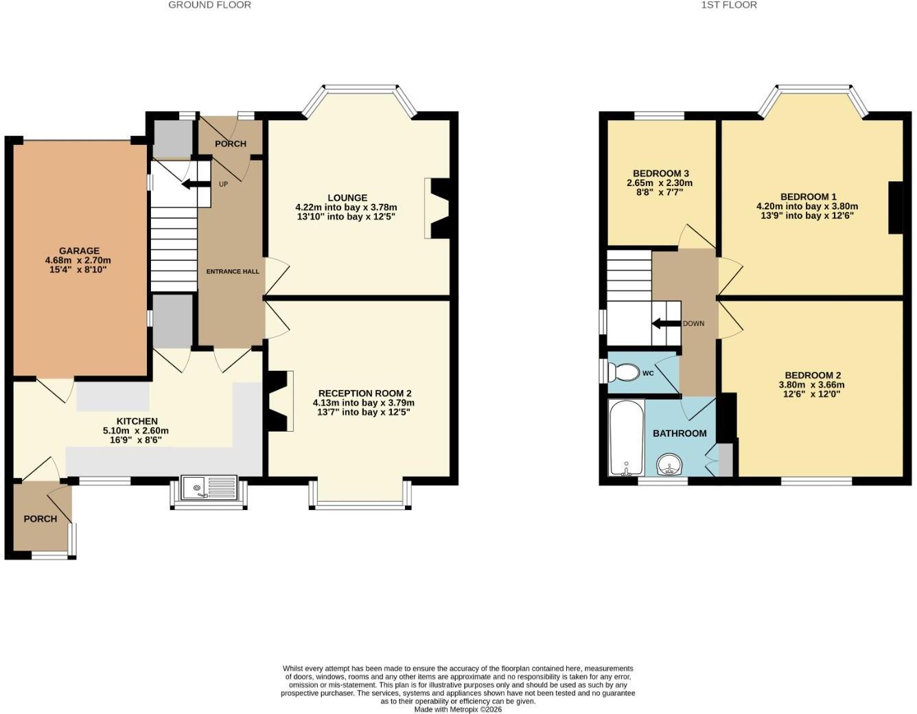 Orrell Road, Orrell, Wigan, WN5 8QZ floorplan
