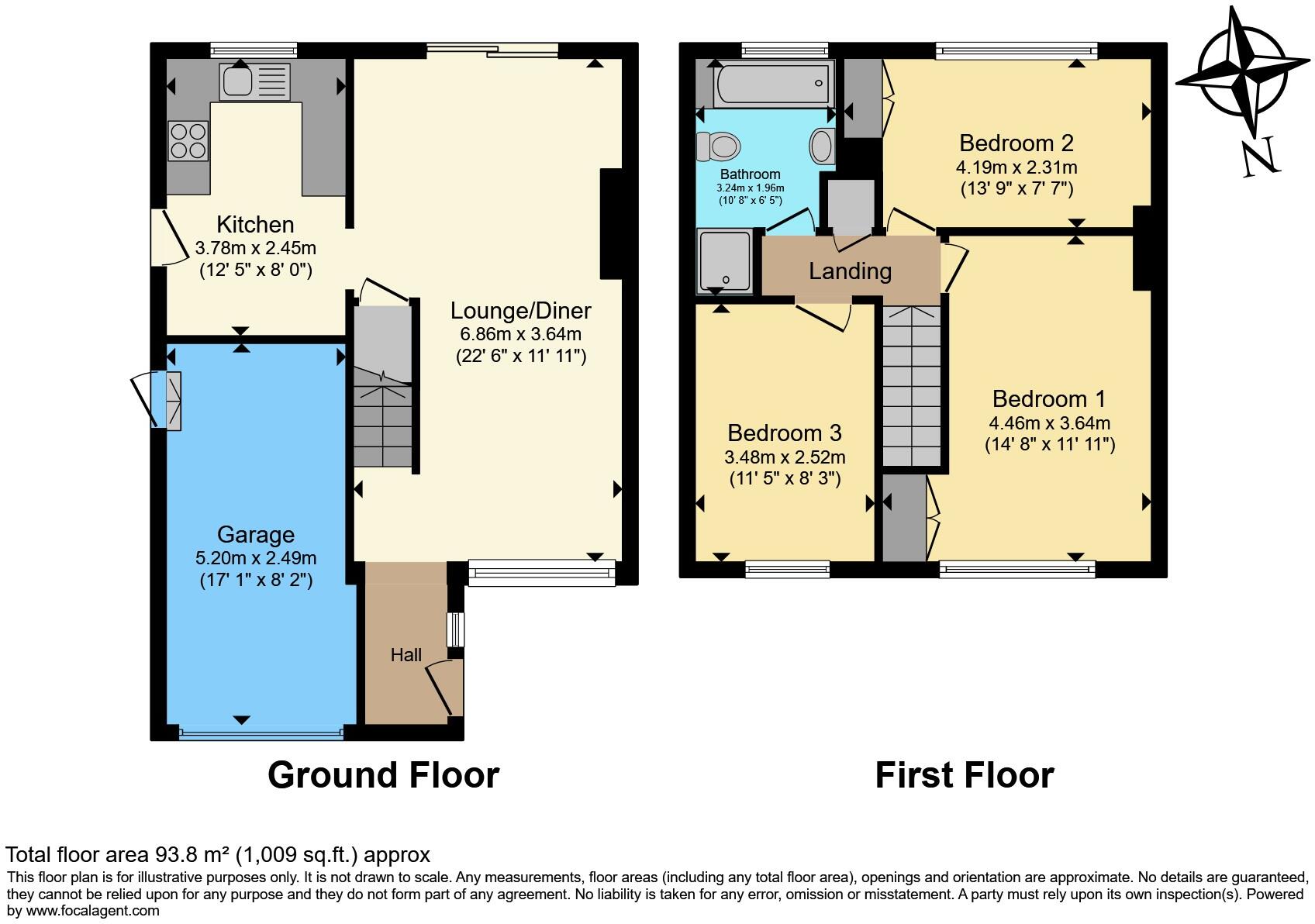 Rangemore Close, Mickleover, DE3 floorplan