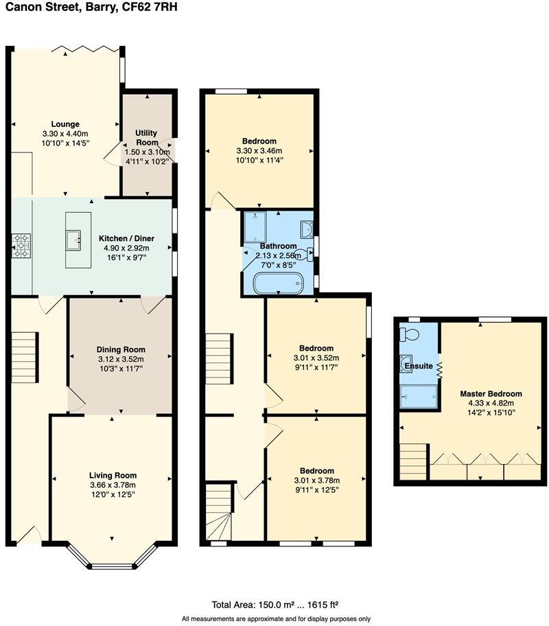 Canon Street, Barry floorplan