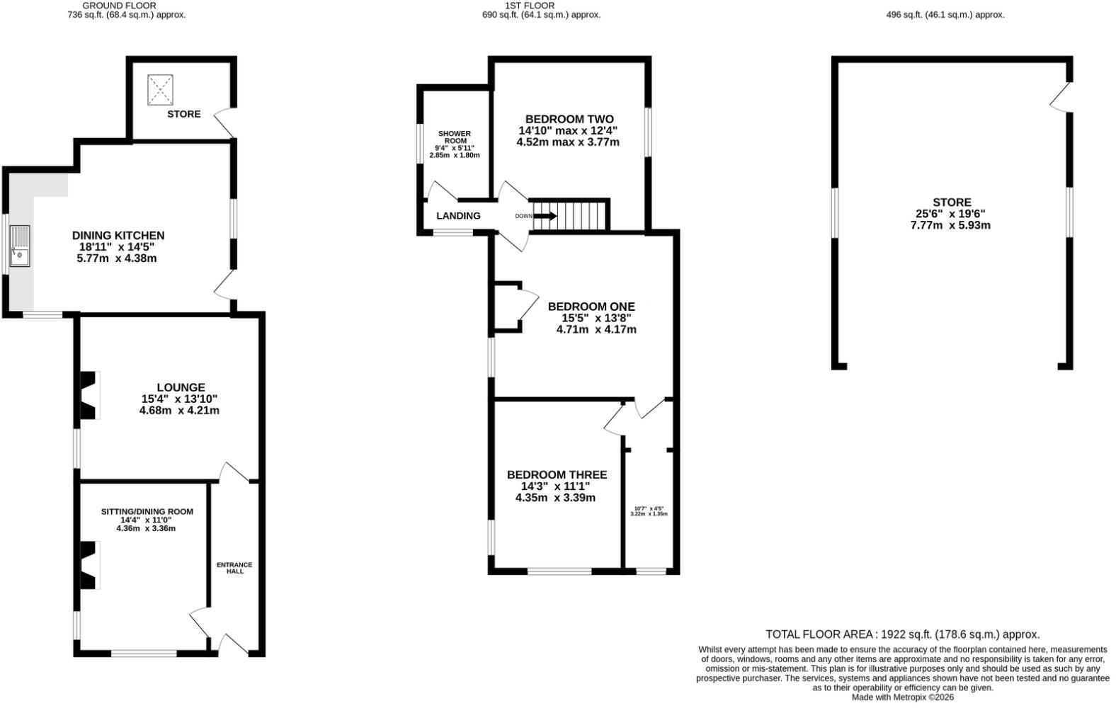 Chester Road, Alpraham floorplan