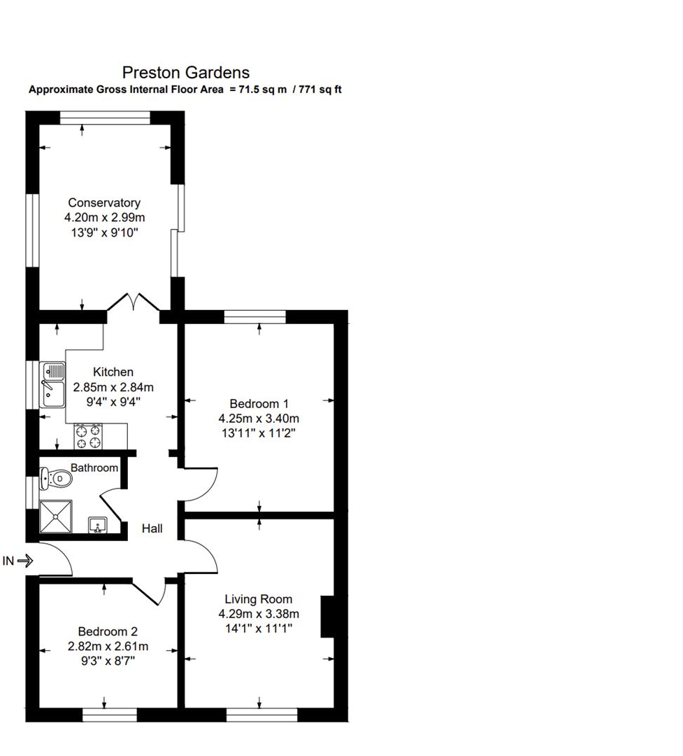 Preston Gardens floorplan