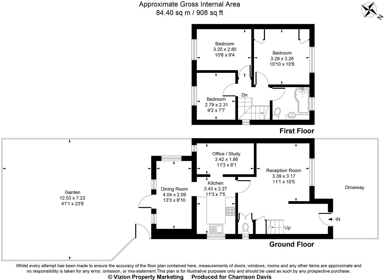 Hurstfield Crescent., Hayes floorplan