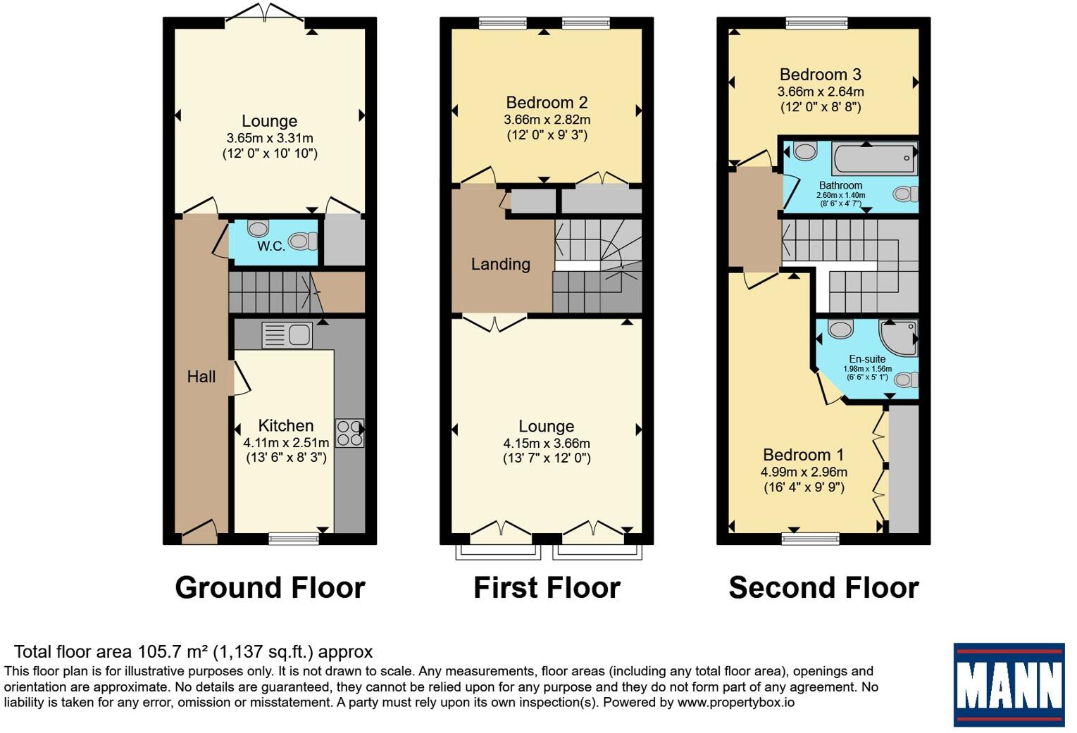 Hereford Close, Kennington, Ashford, Kent, TN24 floorplan