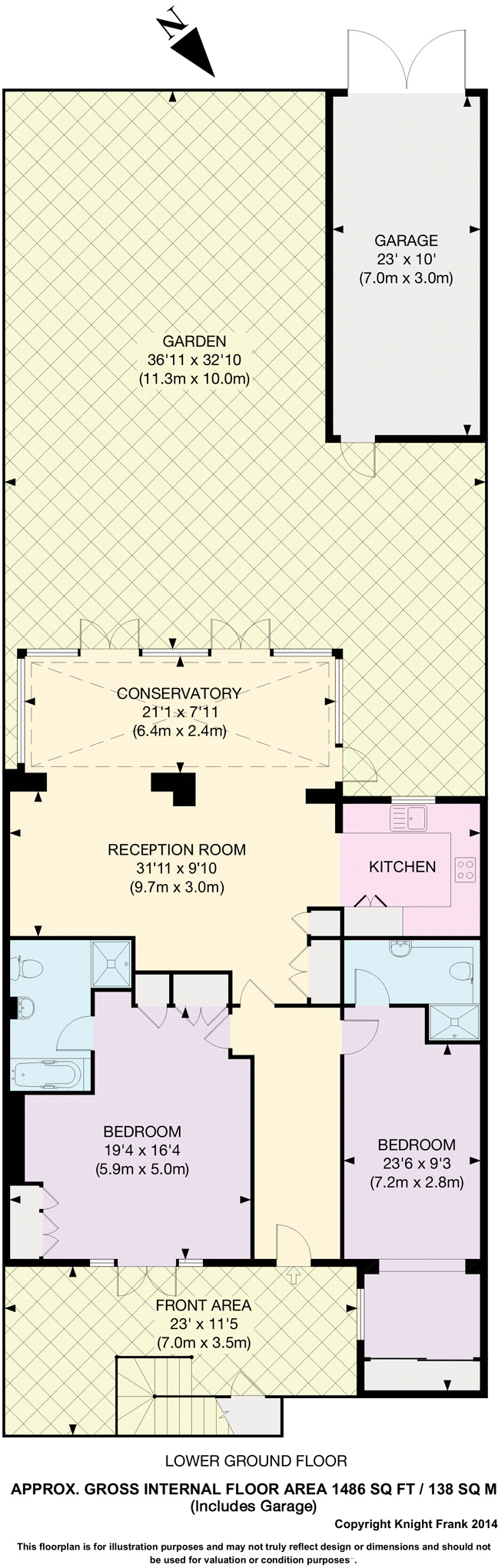 Warwick Avenue, Maida Vale, London W9 floorplan