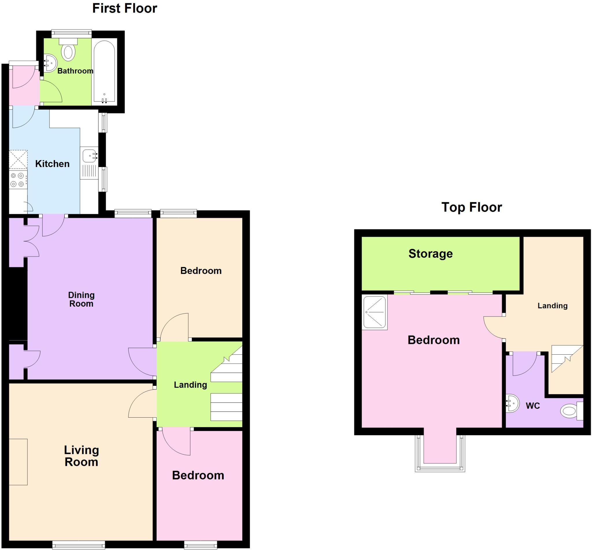 St. Wilfrids Road, Hexham, Northumberland, NE46 floorplan