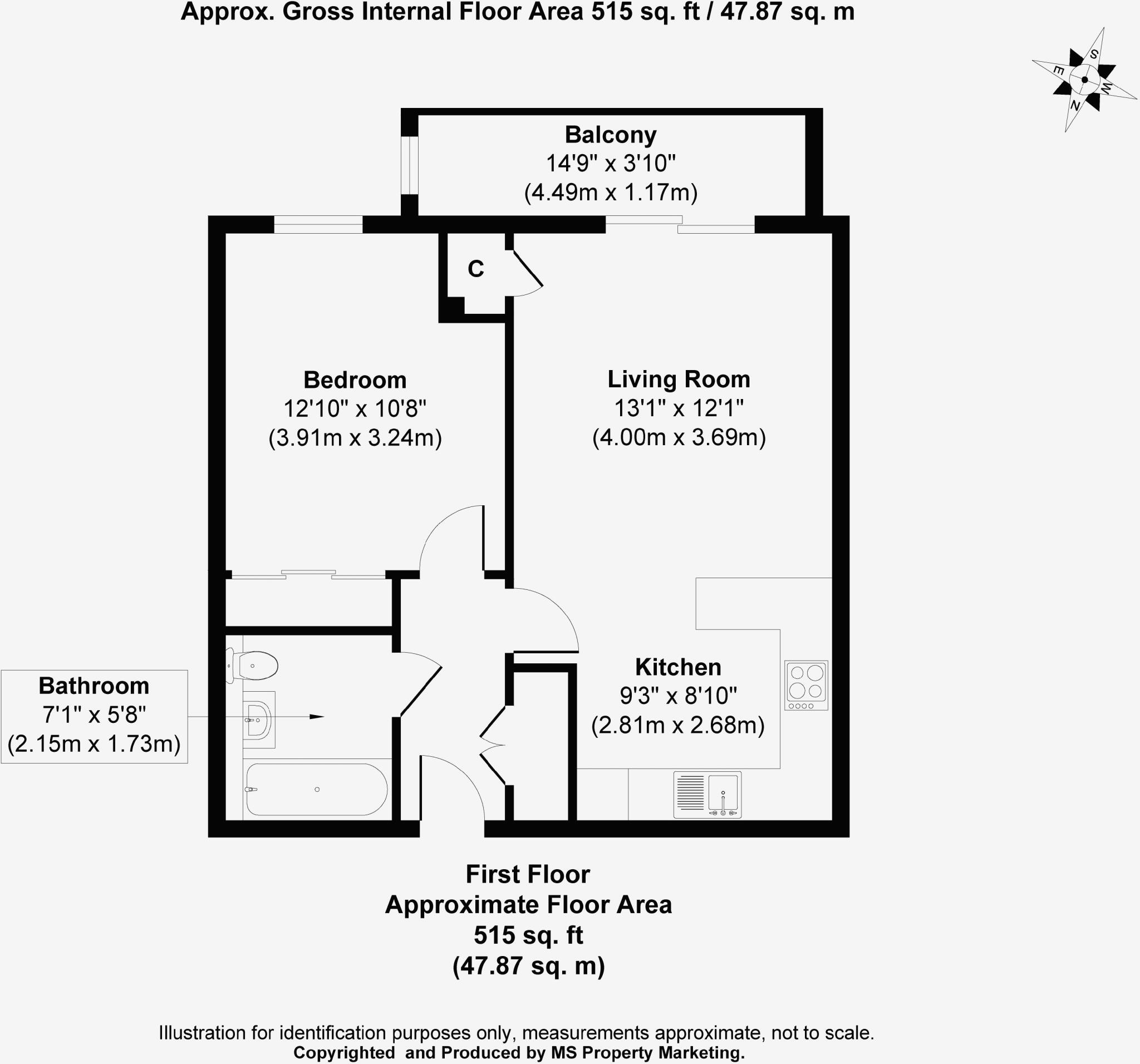 Hallmark House, Joseph Terry Grove, York floorplan