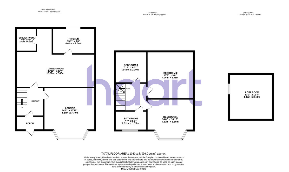Exeter Road, London floorplan