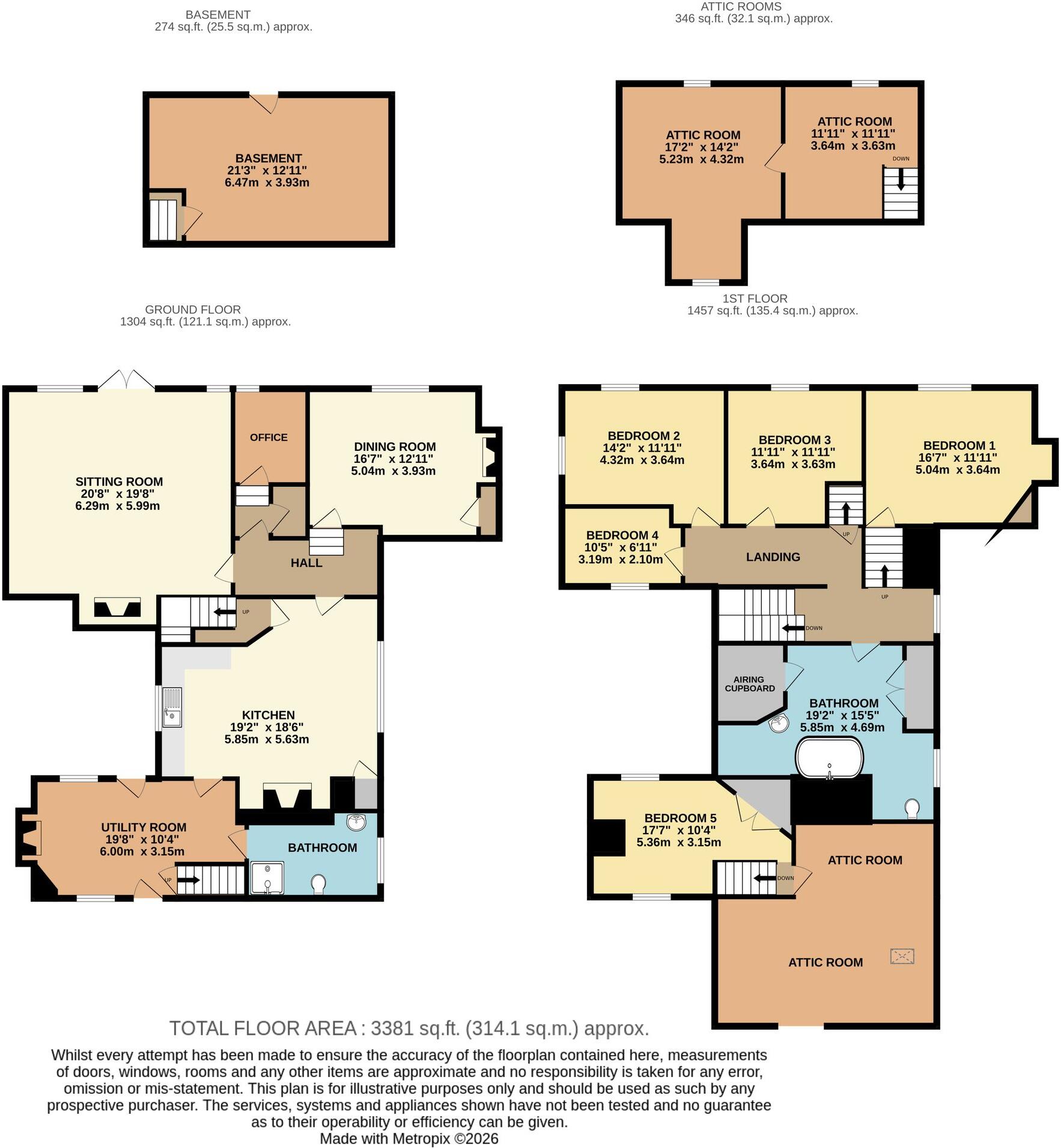 Brimfield, Ludlow, SY8 floorplan