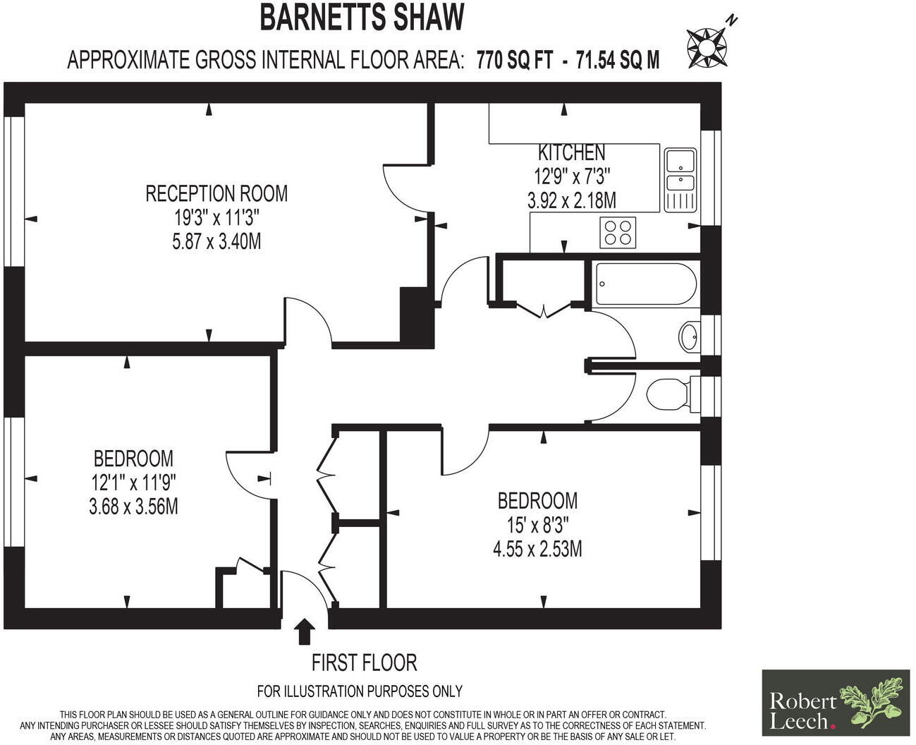 Barnetts Shaw, Oxted, RH8 0NT floorplan