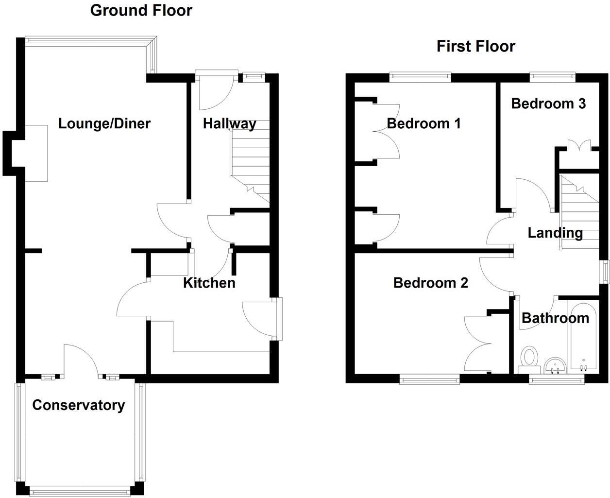 St. Annes Avenue, Huddersfield floorplan