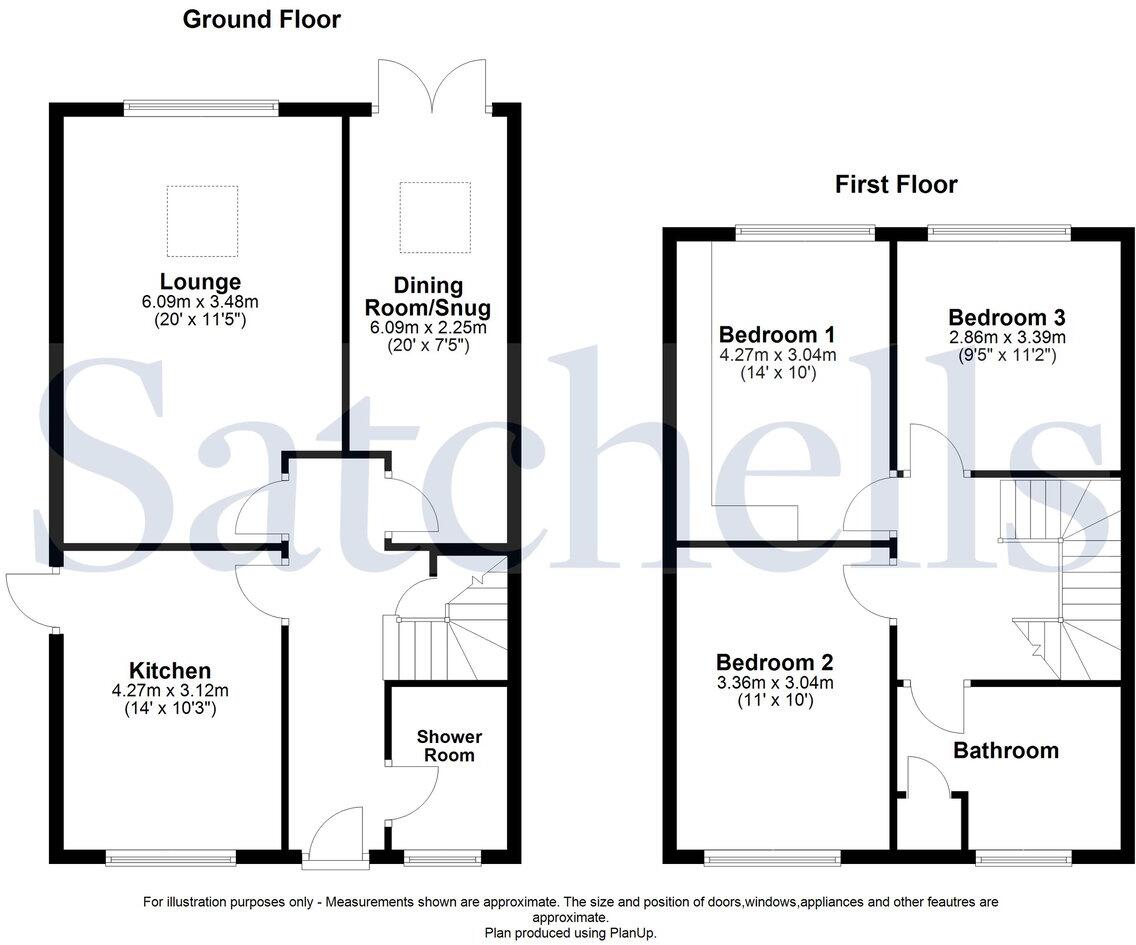 Rye Gardens, Baldock, SG7 floorplan