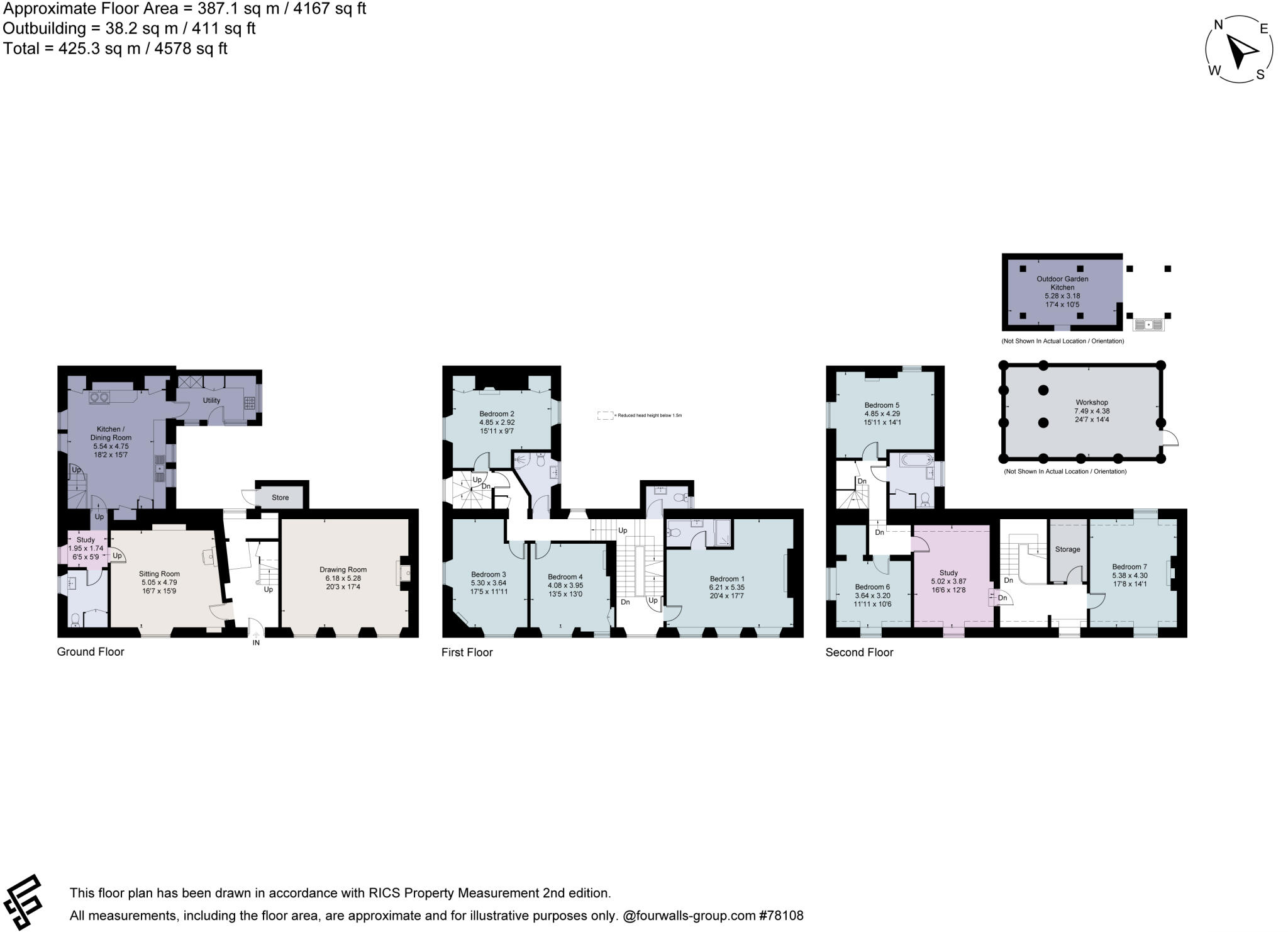 Upper Swainswick, Bath, Somerset, BA1 floorplan