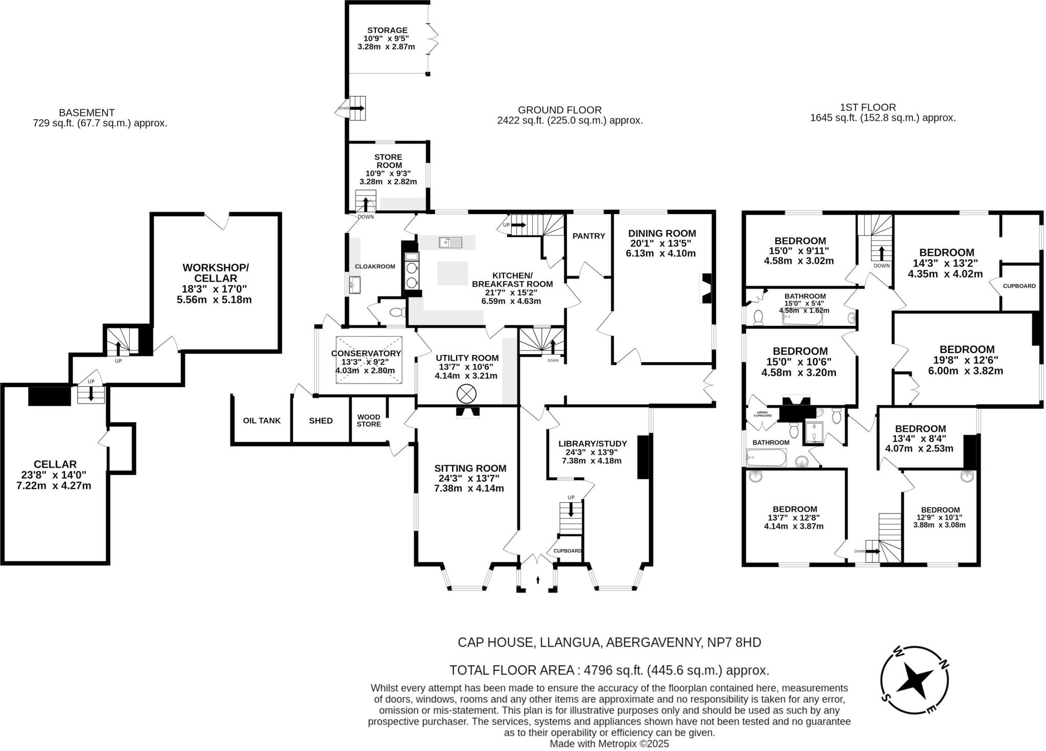 Llangua, Abergavenny floorplan