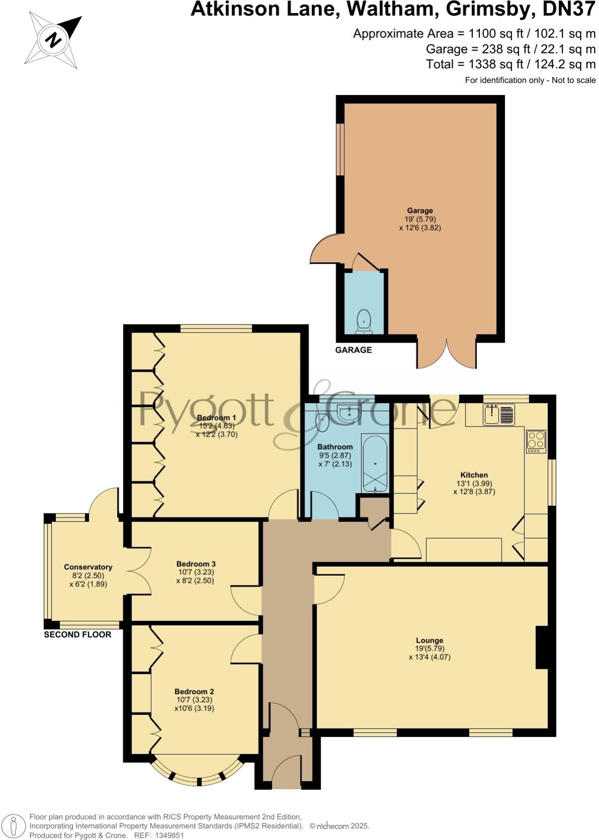 Atkinsons Lane, Waltham, Grimsby, Lincolnshire, DN37 floorplan