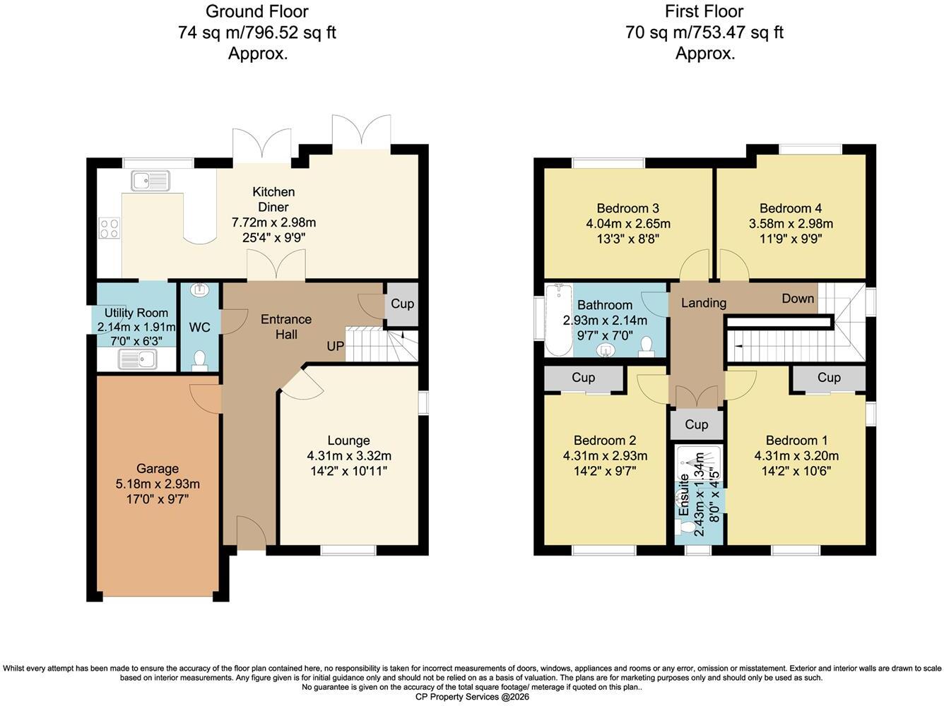 Scholes Lane, Rotherham floorplan