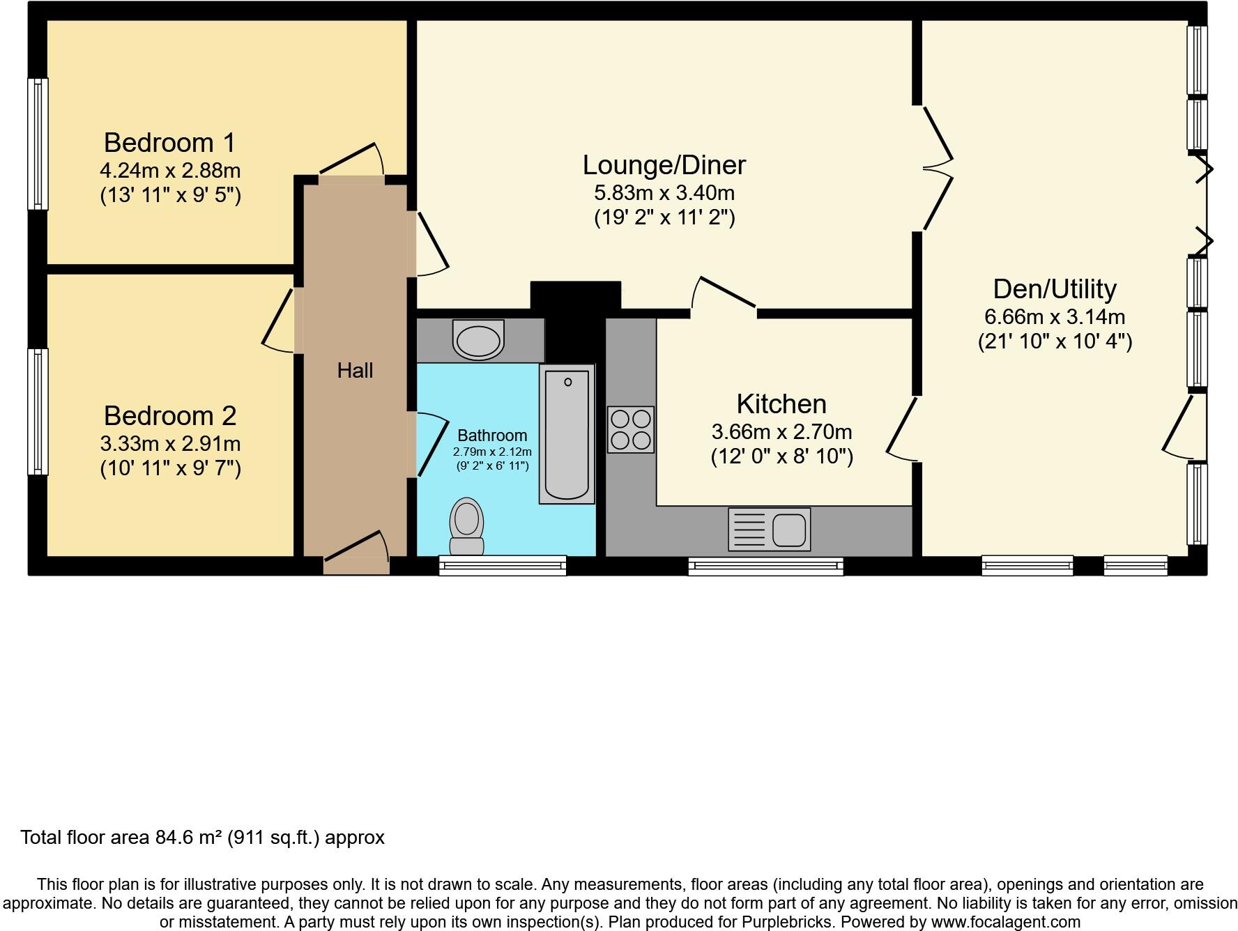 Churchill Drive, Telford, TF2 floorplan