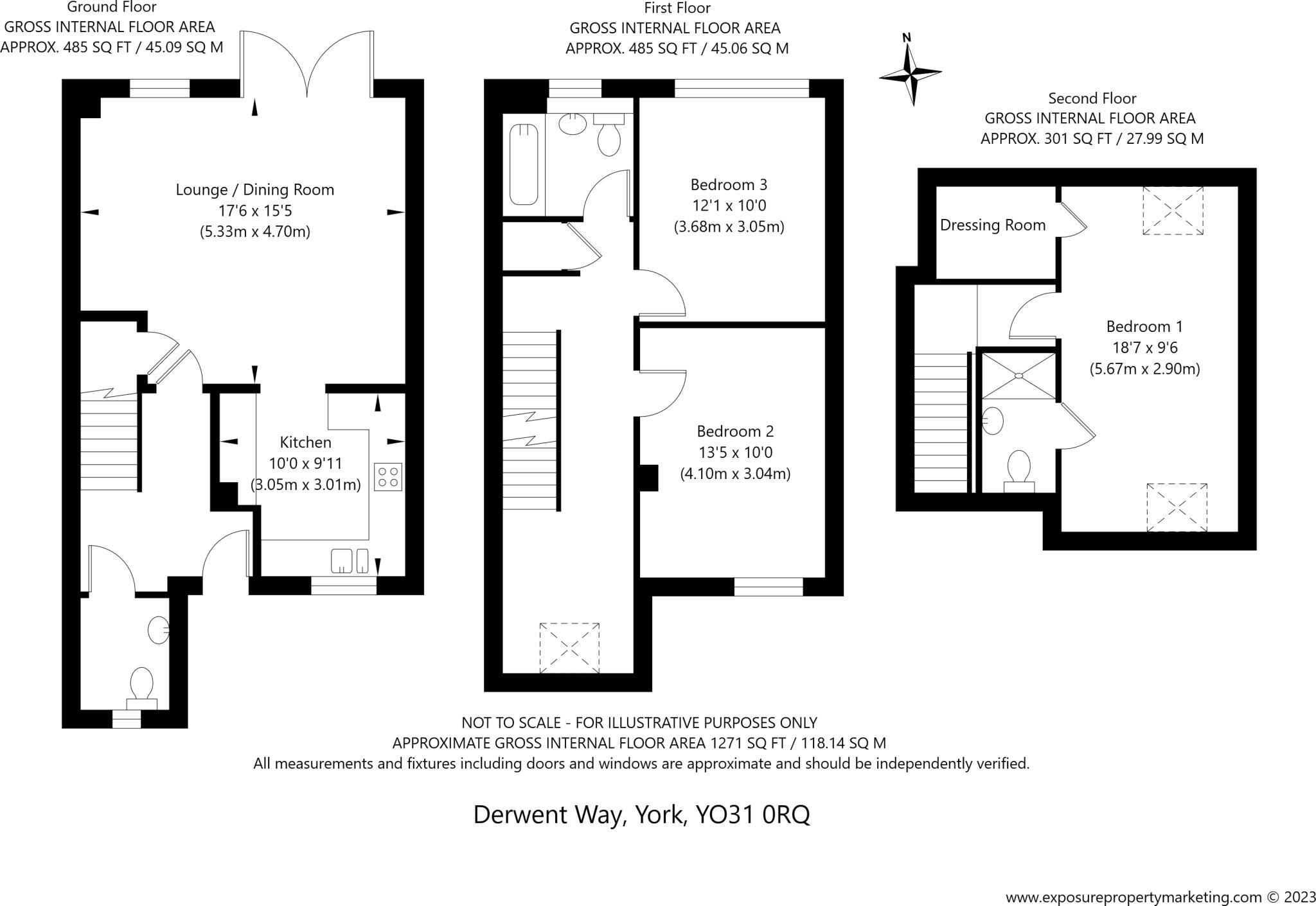Derwent Way, York, YO31 0RQ floorplan
