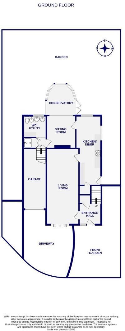 Whenby Grove, York floorplan