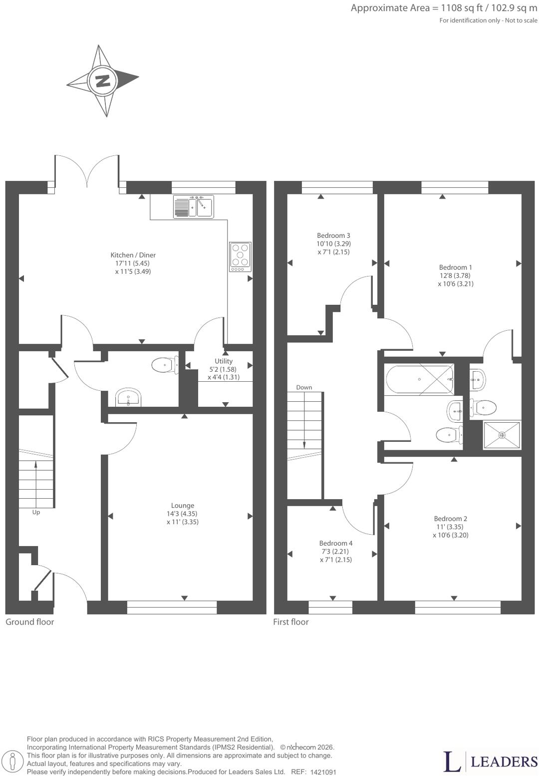 Devana Gardens, Chester, Cheshire floorplan