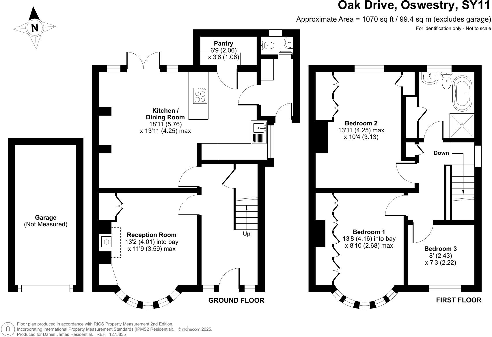 Oak Drive, Oswestry, - A completely refurbished home. floorplan