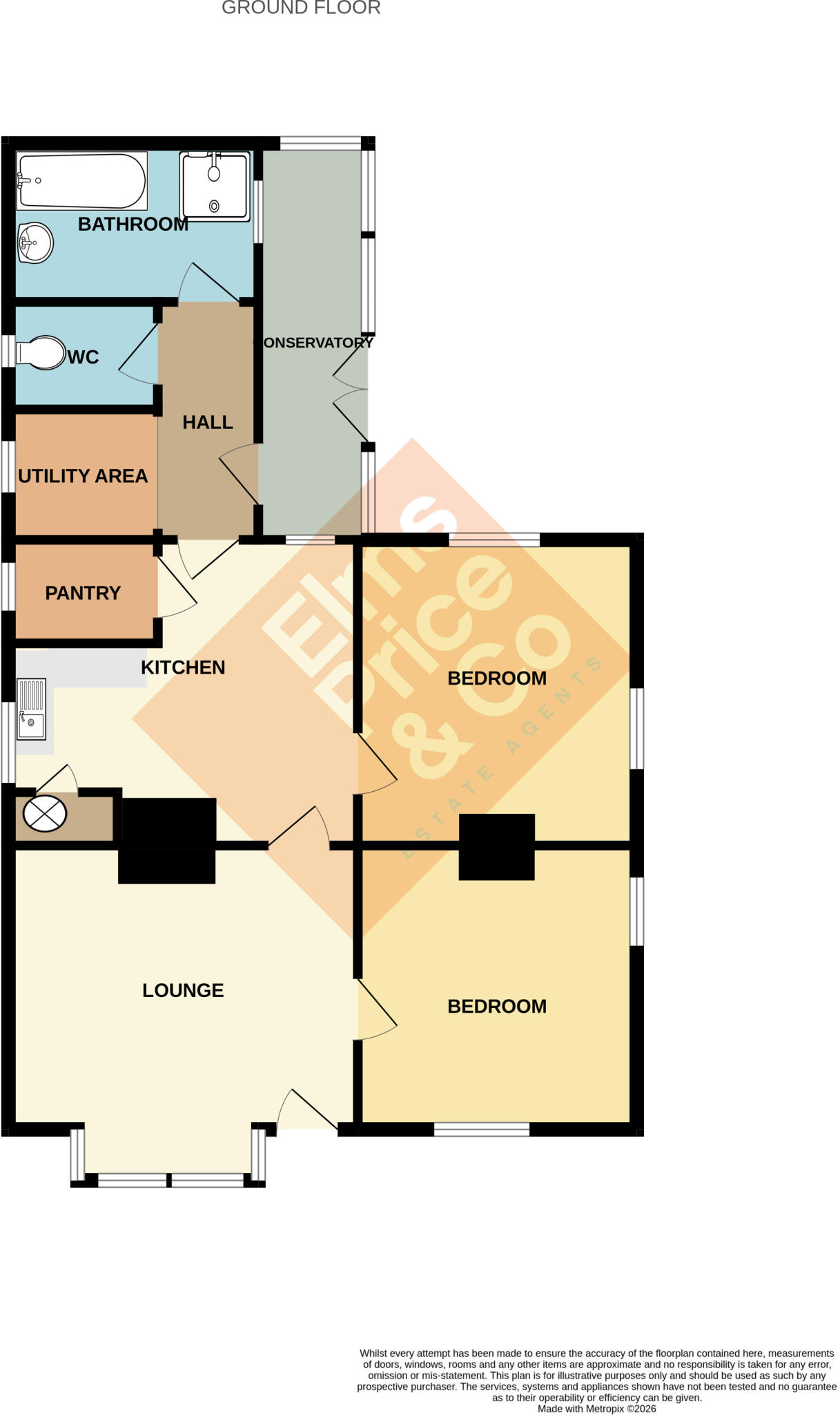 Villa Road, Stanway, Colchester floorplan
